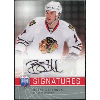 2008/09 Upper Deck Be A Player Signatures #SSE Brent Seabrook Autograph