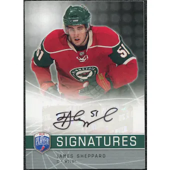 2008/09 Upper Deck Be A Player Signatures #SSH James Sheppard Autograph