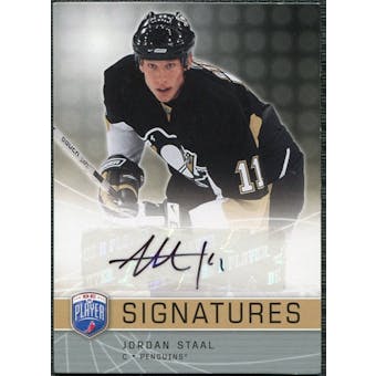 2008/09 Upper Deck Be A Player Signatures #SSJ Jordan Staal Autograph