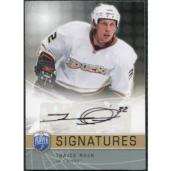 2008/09 Upper Deck Be A Player Signatures #STM Travis Moen Autograph