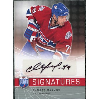 2008/09 Upper Deck Be A Player Signatures #SMAR Andrei Markov Autograph