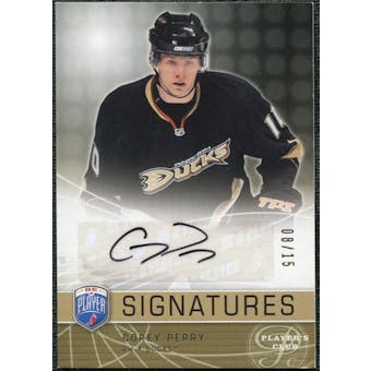 2008/09 Upper Deck Be A Player Signatures Player's Club #SCP Corey Perry Autograph /15