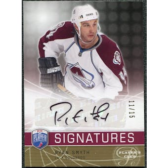 2008/09 Upper Deck Be A Player Signatures Player's Club #SRS Ryan Smyth Autograph /15