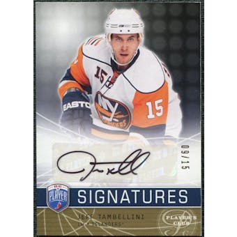 2008/09 Upper Deck Be A Player Signatures Player's Club #STA Jeff Tambellini Autograph /15
