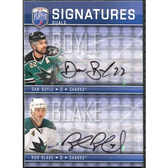 2008/09 Upper Deck Be A Player Signatures Dual #S2BB Rob Blake / Dan Boyle Autograph