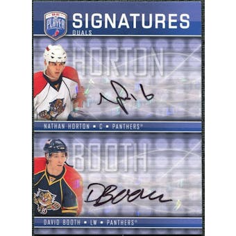 2008/09 Upper Deck Be A Player Signatures Dual #S2HB Nathan Horton / David Booth Autograph