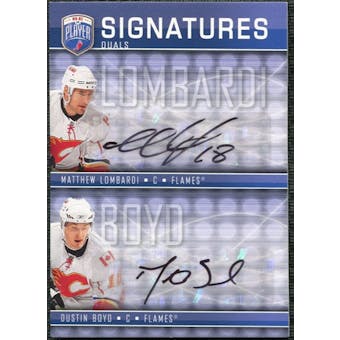 2008/09 Upper Deck Be A Player Signatures Dual #S2LB Dustin Boyd / Matthew Lombardi Autograph