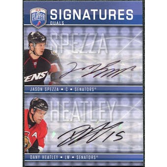 2008/09 Upper Deck Be A Player Signatures Dual #S2SH Dany Heatley / Jason Spezza Autograph