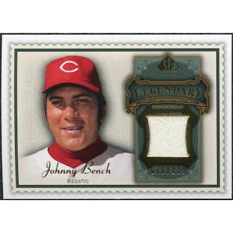 2009 Upper Deck SP Legendary Cuts Legendary Memorabilia #JB Johnny Bench /125