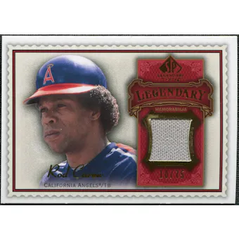 2009 Upper Deck SP Legendary Cuts Legendary Memorabilia Red #CA3 Rod Carew /75