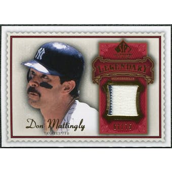 2009 Upper Deck SP Legendary Cuts Legendary Memorabilia Red #DM3 Don Mattingly /75
