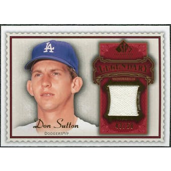 2009 Upper Deck SP Legendary Cuts Legendary Memorabilia Red #DS Don Sutton /75