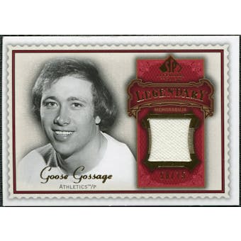 2009 Upper Deck SP Legendary Cuts Legendary Memorabilia Red #GG Goose Gossage /75