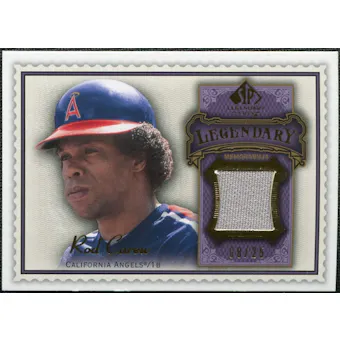 2009 Upper Deck SP Legendary Cuts Legendary Memorabilia Violet #CA3 Rod Carew /25