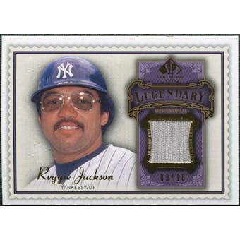 2009 Upper Deck SP Legendary Cuts Legendary Memorabilia Violet #RJ2 Reggie Jackson /25