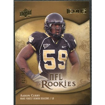 2009 Upper Deck Icons #157 Aaron Curry /599