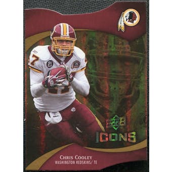 2009 Upper Deck Icons Gold Holofoil Die Cut #12 Chris Cooley /75