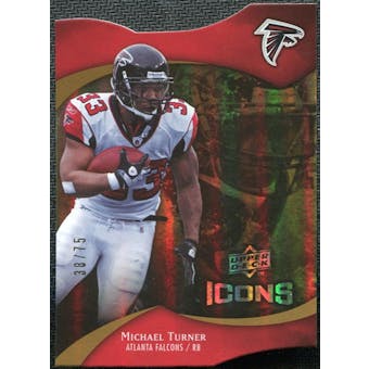 2009 Upper Deck Icons Gold Holofoil Die Cut #36 Michael Turner /75