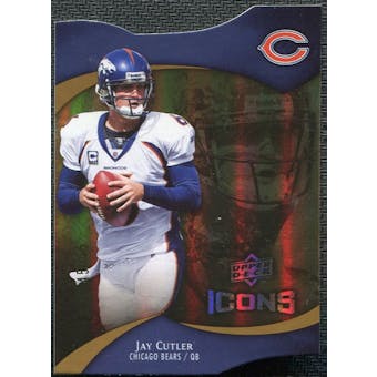 2009 Upper Deck Icons Gold Holofoil Die Cut #59 Jay Cutler /75
