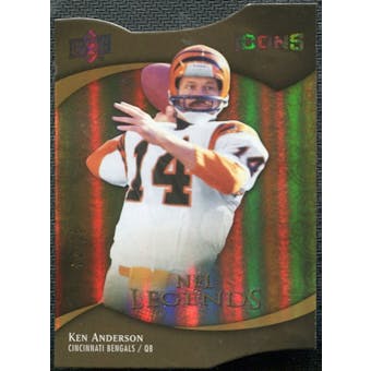 2009 Upper Deck Icons Gold Holofoil Die Cut #178 Ken Anderson /25