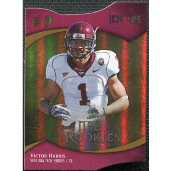 2009 Upper Deck Icons Gold Holofoil Die Cut #109 Victor Harris /50