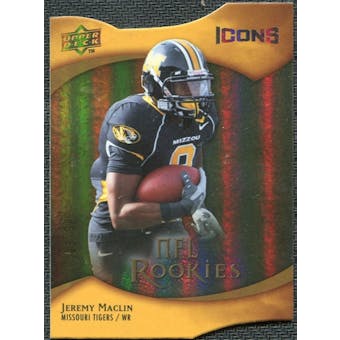 2009 Upper Deck Icons Gold Holofoil Die Cut #113 Jeremy Maclin /50