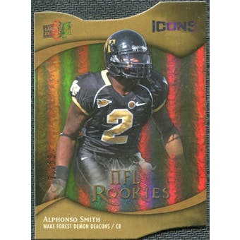 2009 Upper Deck Icons Gold Holofoil Die Cut #119 Alphonso Smith /50