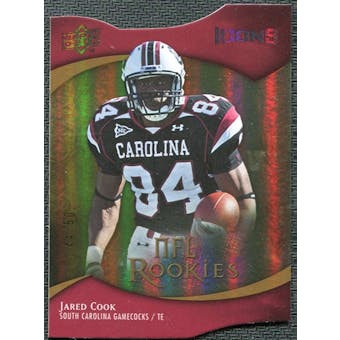 2009 Upper Deck Icons Gold Holofoil Die Cut #151 Jared Cook /50