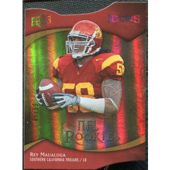 2009 Upper Deck Icons Gold Holofoil Die Cut #155 Rey Maualuga /50
