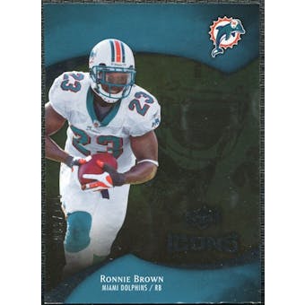 2009 Upper Deck Icons Gold Foil #50 Ronnie Brown /125