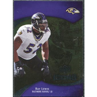2009 Upper Deck Icons Gold Foil #73 Ray Lewis /125