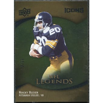 2009 Upper Deck Icons Gold Foil #174 Rocky Bleier /99
