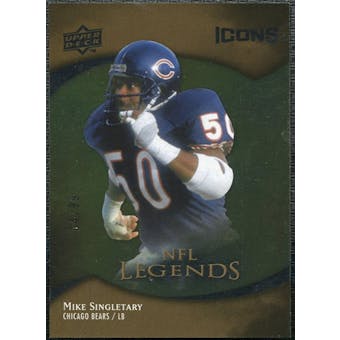 2009 Upper Deck Icons Gold Foil #189 Mike Singletary /99