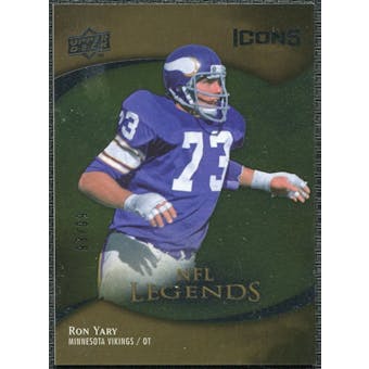 2009 Upper Deck Icons Gold Foil #192 Ron Yary /99