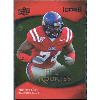 2009 Upper Deck Icons Gold Foil #125 Michael Oher /99