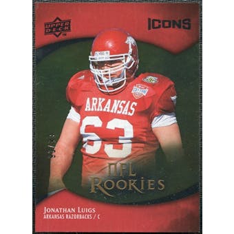 2009 Upper Deck Icons Gold Foil #138 Jonathan Luigs /99