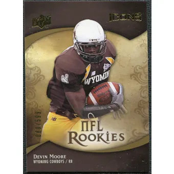 2009 Upper Deck Icons Gold Foil #144 Devin Moore /99