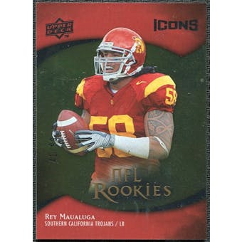2009 Upper Deck Icons Gold Foil #155 Rey Maualuga /99