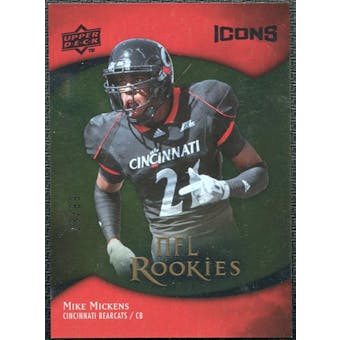 2009 Upper Deck Icons Gold Foil #163 Mike Mickens /99