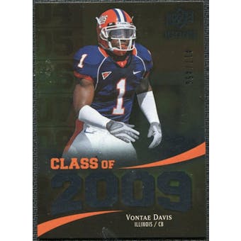 2009 Upper Deck Icons Class of 2009 Silver #VD Vontae Davis /450