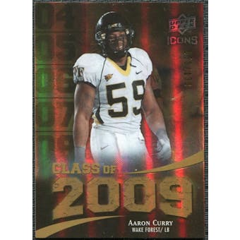 2009 Upper Deck Icons Class of 2009 Gold #AC Aaron Curry /130