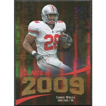 2009 Upper Deck Icons Class of 2009 Gold #CW Chris Wells /130
