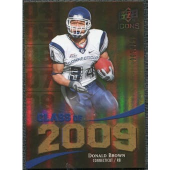 2009 Upper Deck Icons Class of 2009 Gold #DB Donald Brown /130