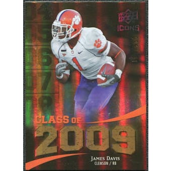 2009 Upper Deck Icons Class of 2009 Gold #JD James Davis /130