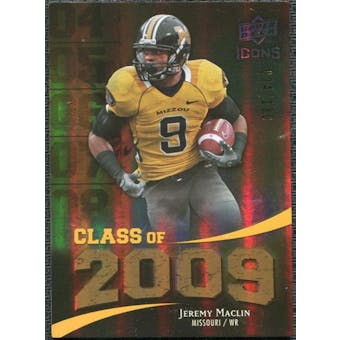 2009 Upper Deck Icons Class of 2009 Gold #JM Jeremy Maclin /130