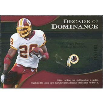 2009 Upper Deck Icons Decade of Dominance Silver #DDCP Clinton Portis /450