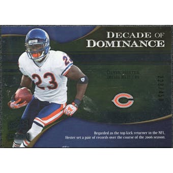 2009 Upper Deck Icons Decade of Dominance Silver #DDDH Devin Hester /450