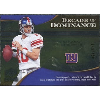 2009 Upper Deck Icons Decade of Dominance Silver #DDEM Eli Manning /450