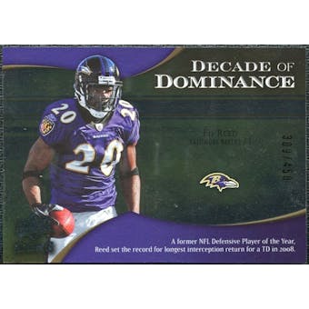 2009 Upper Deck Icons Decade of Dominance Silver #DDER Ed Reed /450