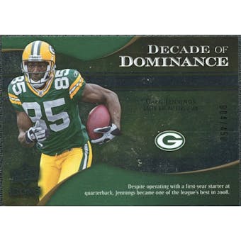 2009 Upper Deck Icons Decade of Dominance Silver #DDGJ Greg Jennings /450